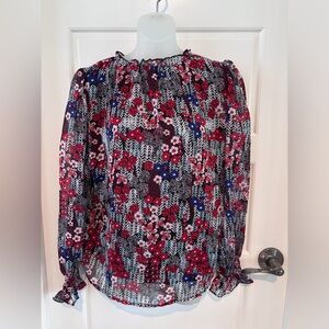 Cupshe Red White Black Pullover Lined Top Size M NWT